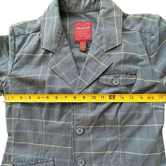 Aeropostale Fitted Blue Blazer • Used • Size: Medium - Picture 3 of 7